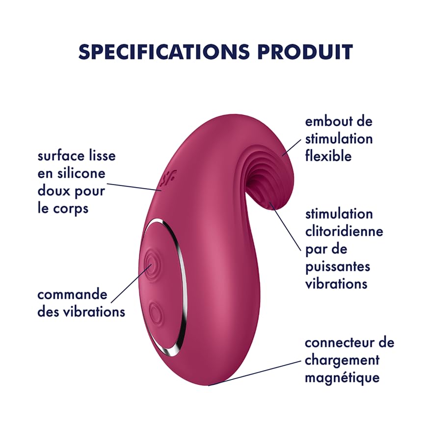 Dipping Delight Stimulateur Satisfyer - Framboise SATISFYER