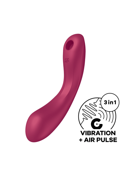 Curvy Trinity 1 - 3 en 1 Rouge Satisfyer SATISFYER