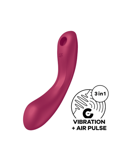 Curvy Trinity 1 - 3 en 1 Rouge Satisfyer SATISFYER