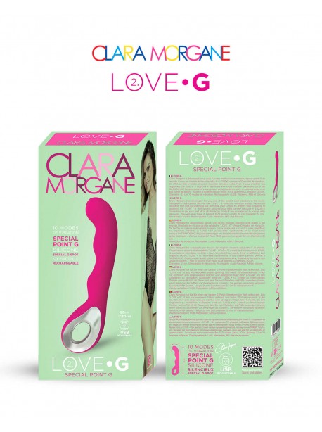 Love G 2.0 vibromasseur - Rose CLARA MORGANE