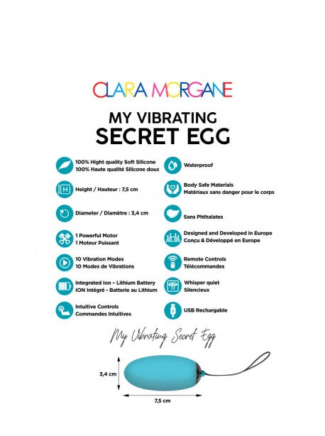 My vibrating secret Egg - CLARA MORGANE