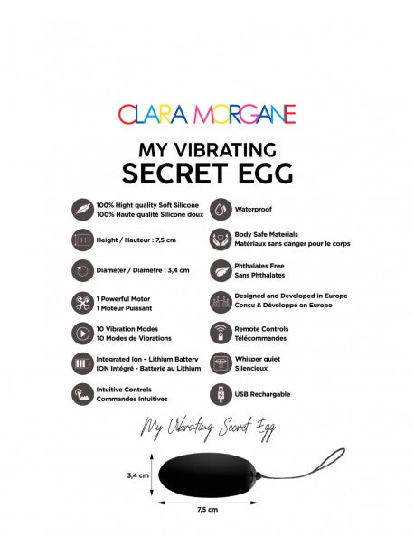 My vibrating secret Egg - CLARA MORGANE