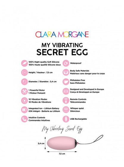 My vibrating secret Egg - CLARA MORGANE