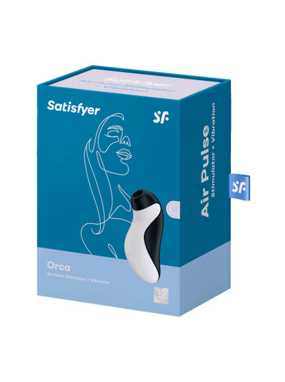 Orca stimulateur clitoridien et vibromasseur - Noir Satisfyer