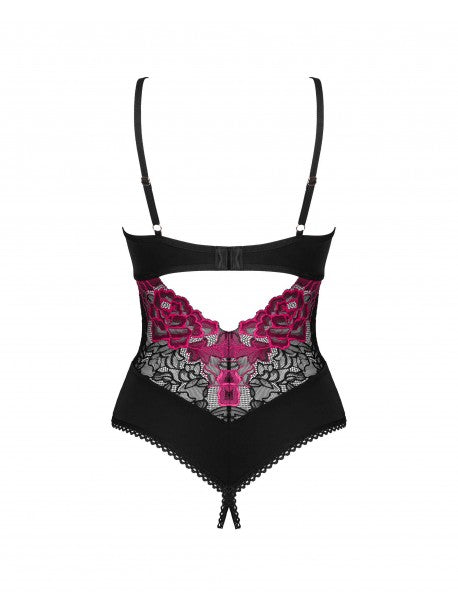 Rosenty body ouvert- Noir OBSESSIVE