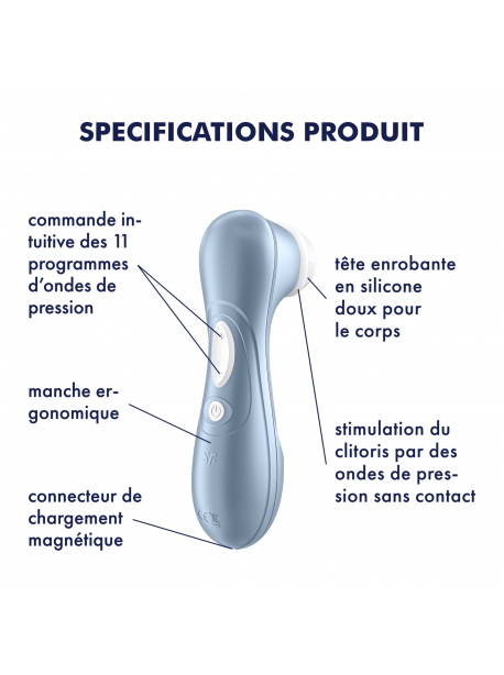 Stimulateur Satisfyer Pro 2 - Bleu SATISFYER