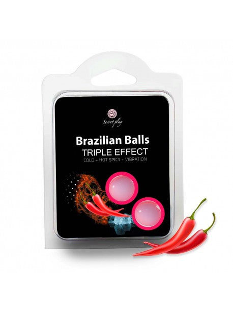 Duo  Boules Brésiliennes Brazilian Balls &quot;Triple effect&quot; BRAZILIAN BALLS