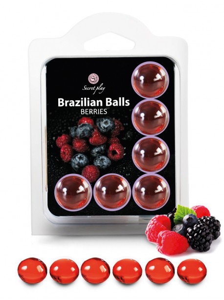 Boules Brésiliennes de massage 6 Saveurs différent Brazilian Balls x 6