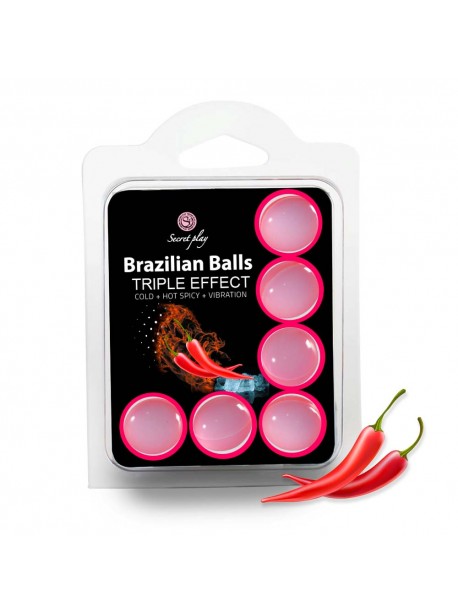 Boules Brésiliennes 6 Brazilian Balls &quot;Triple effect&quot; BRAZILIAN BALLS