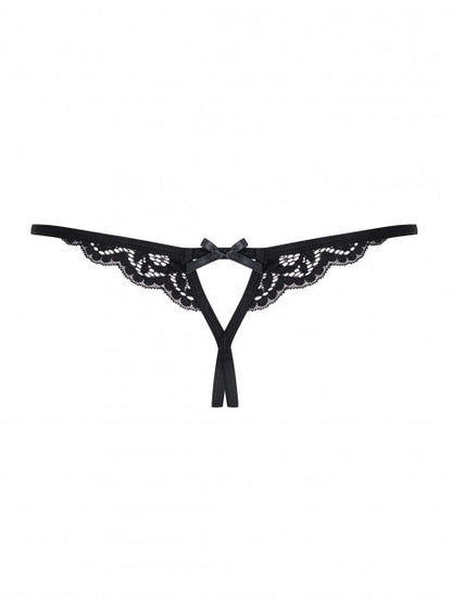 String ouvert -831-THC-1 Noir OBSESSIVE