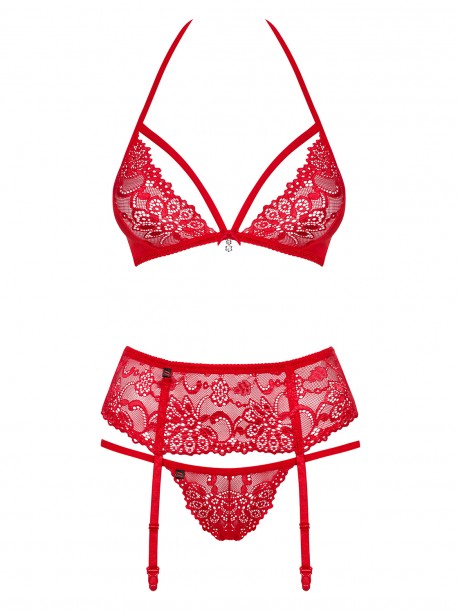 Ensemble 3 pcs - 838-SEG- Rouge OBSESSIVE