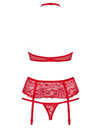 Ensemble 3 pcs - 838-SEG- Rouge OBSESSIVE