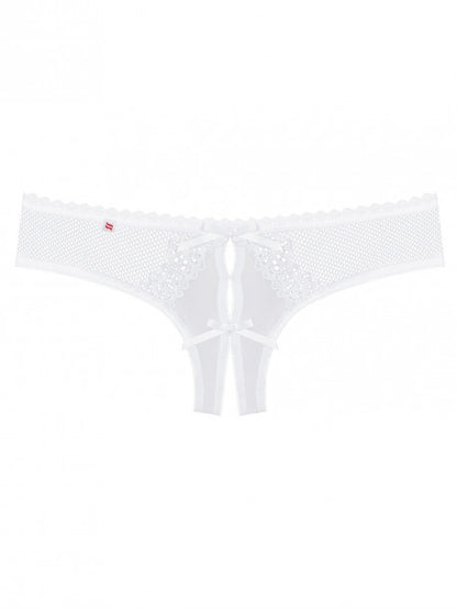 Alabastra String ouvert - Blanc OBSESSIVE