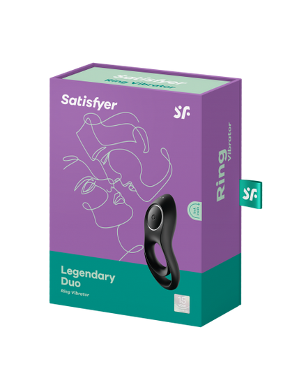 Cockring Satisfyer Legendary Duo - Noir SATISFYER