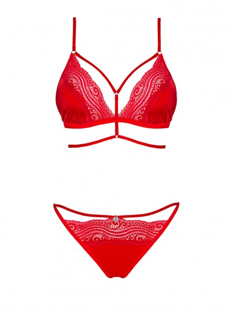 Diyosa Ensemble 2 pcs - Rouge OBSESSIVE