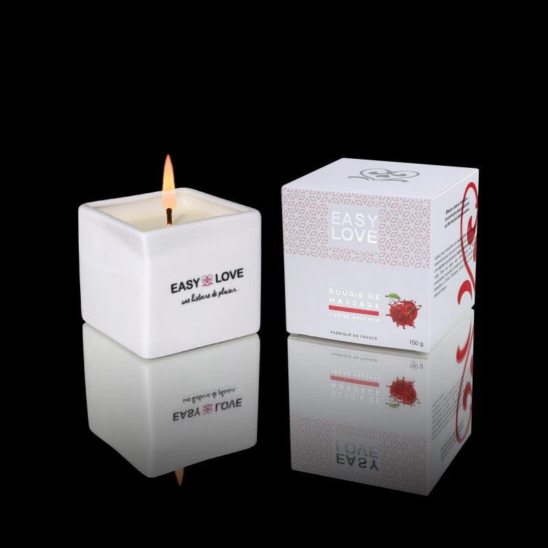 BOUGIE DE MASSAGE CERISE ARDENTE  EASY LOVE