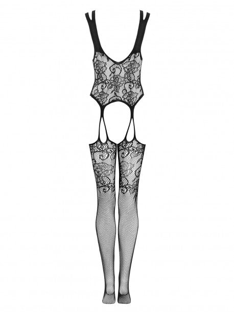 Bodystocking -F237- Noir OBSESSIVE