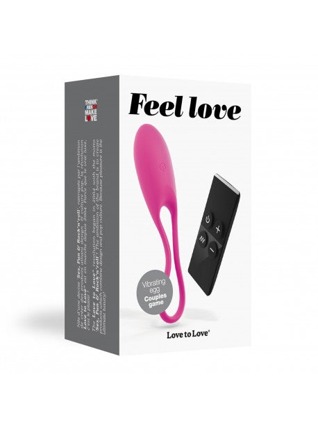 Oeuf vibrant Feel Love - Rose  LOVE TO LOVE