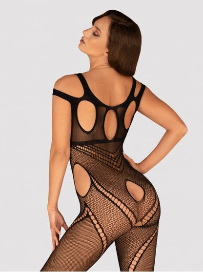 Bodystocking -G322 - Noir OBSESSIVE