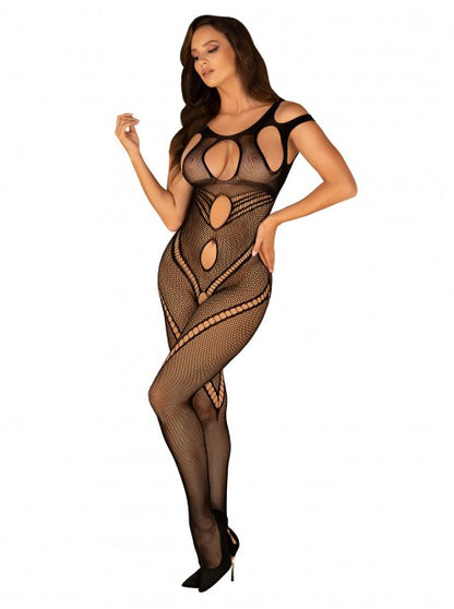 Bodystocking -G322 - Noir OBSESSIVE