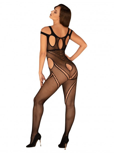 Bodystocking -G322 - Noir OBSESSIVE