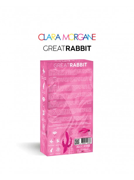 Great Rabbit vibromasseur 3 zones CLARA MORGANE