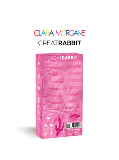 Great Rabbit vibromasseur 3 zones CLARA MORGANE