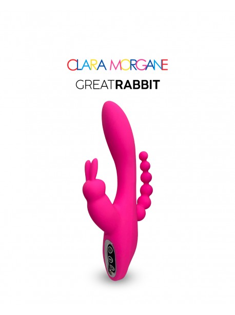 Great Rabbit vibromasseur 3 zones CLARA MORGANE