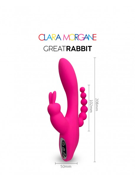 Great Rabbit vibromasseur 3 zones CLARA MORGANE