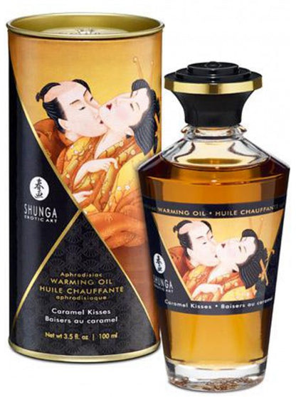 Huile chauffante aphrodisiaque - Baisers caramel