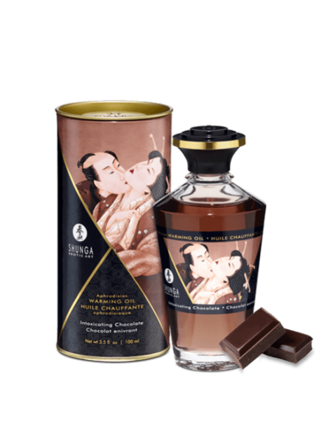 Huile chauffante aphrodisiaque - Chocolat enivrant 100ml