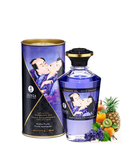 Huile chauffante aphrodisiaque - Fruits exotiques 100ml