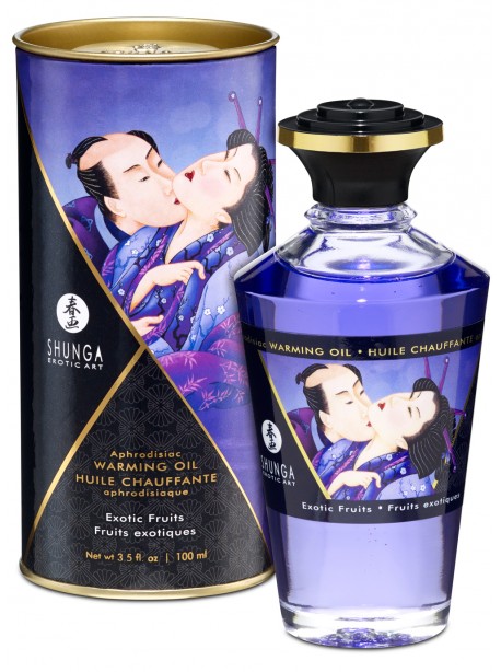 Huile chauffante aphrodisiaque - Fruits exotiques 100ml