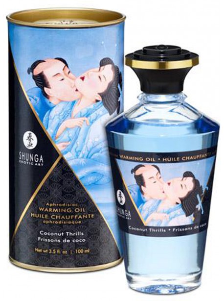 Huile chauffante aphrodisiaque - Frissons de coco 100ml