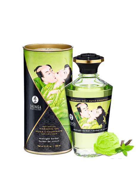 Huile chauffante aphrodisiaque - Sorbet de minuit 100ml