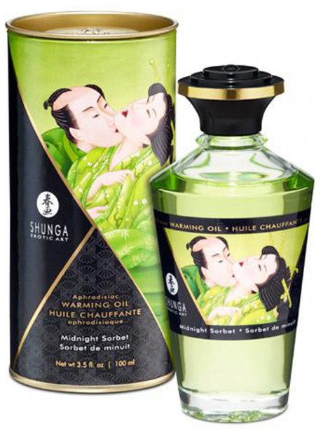 Huile chauffante aphrodisiaque - Sorbet de minuit 100ml