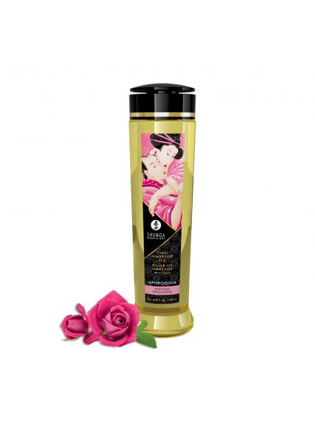 Huile de massage érotique - Aphrodisia - Rose - 240 ml