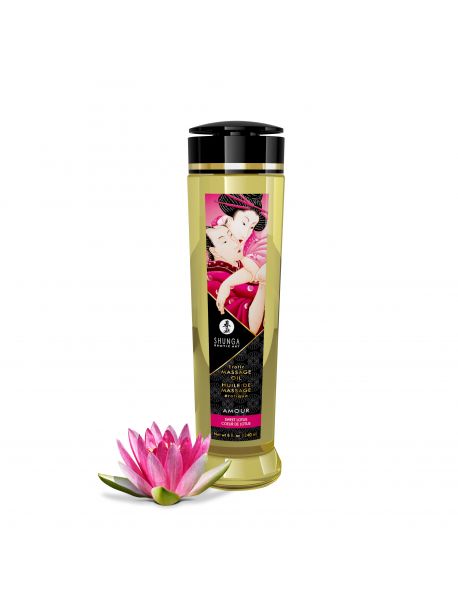 Huile de massage érotique - Coeur de Lotus - 240 ml