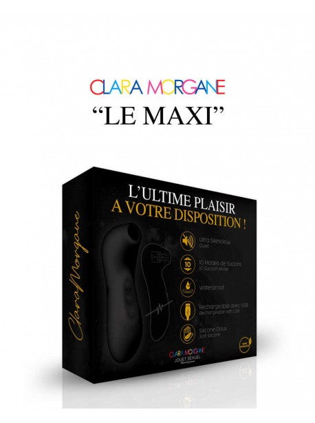 Le Maxi stimulateur clitoridien - Noir CLARA MORGANE