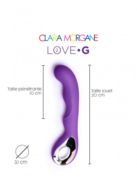 Love G 2.0 vibromasseur - Violet CLARA MORGANE