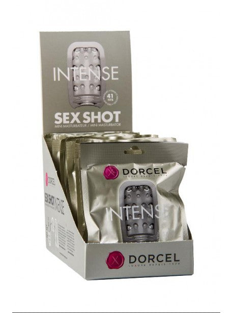 Masturbateur Jetable Sex Shot Intense Dorcel - Blanc DORCEL