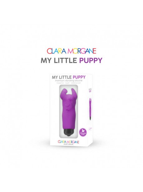 Mini vibromasseur My little Puppy Clara Morgane - Violet CLARA MORGANE