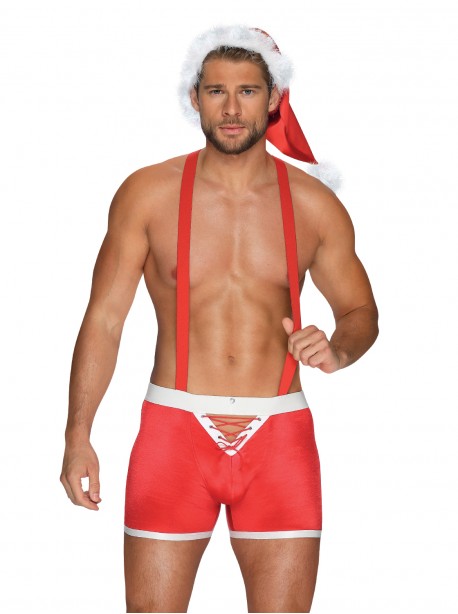 Mr Claus - Costume - Rouge OBSESSIVE