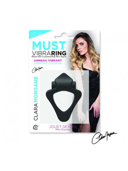 Must vibra ring - Anneau vibrant - Noir CLARA MORGANE