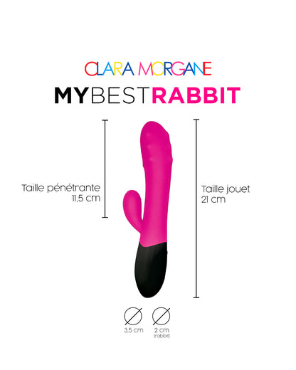 My best Rabbit - Rose  Pale ou Rose Fushia  CLARA MORGAN