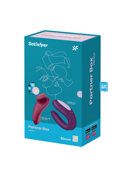 Partner box 1 - 2 vibromasseurs pour couples SATISFYER