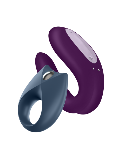 Partner box 2 - vibromasseur et cockring pour couples SATISFYER