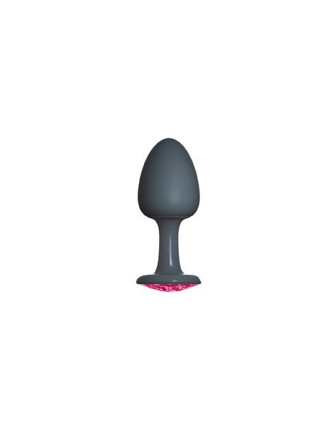 Plug Anal Bijou Geisha Ruby M - Noir et Rose DORCEL