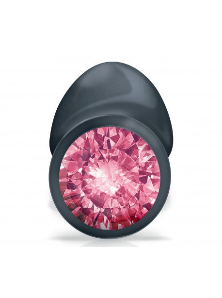 Plug Anal Bijou Geisha Ruby M - Noir et Rose DORCEL