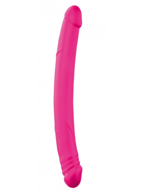 Gode Real Double Dong Magenta - Rose DORCEL